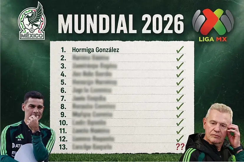 Lista final Tri 1 junio finalistas Liga MX Mundial 2026 momios Fun88