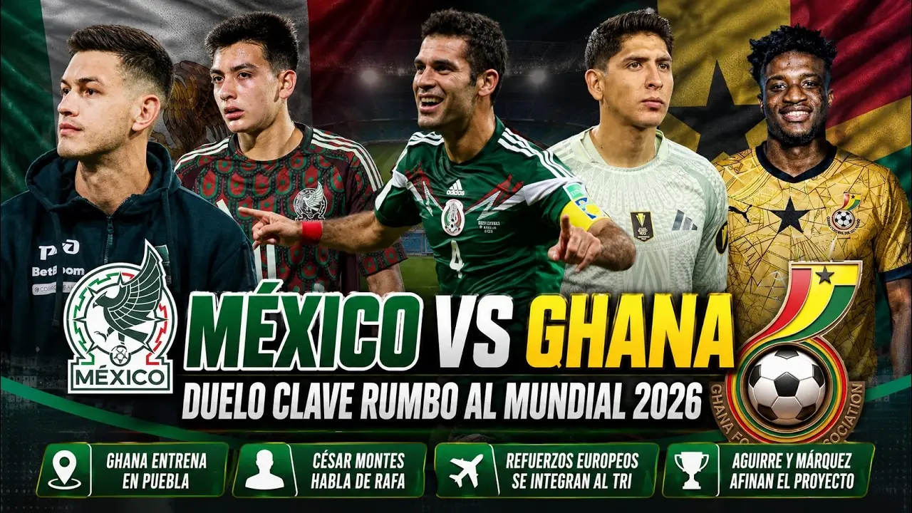 México vs Ghana once oficial momios amistoso Mundial 2026 Puebla