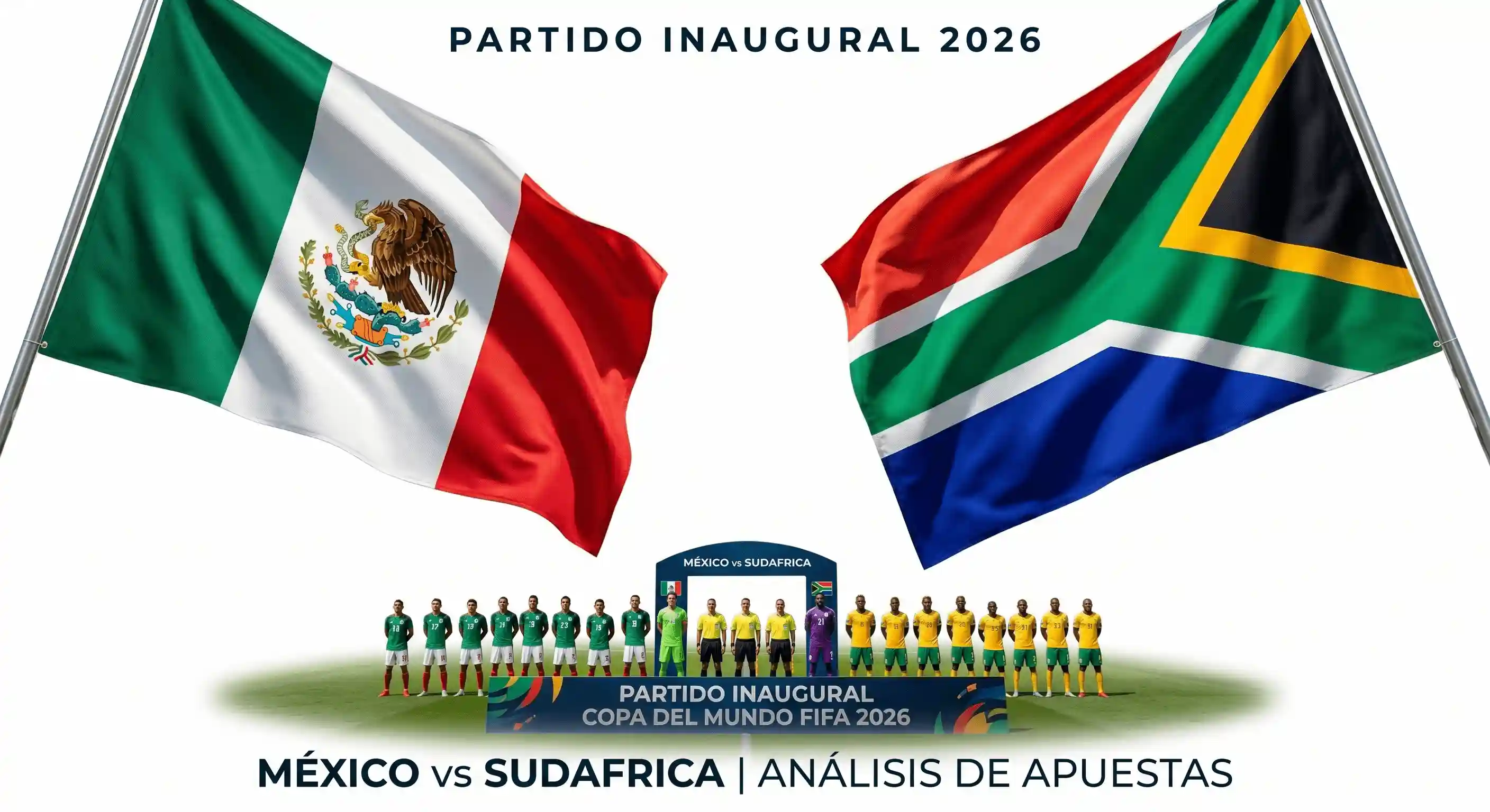 México vs Sudáfrica partido inaugural Mundial 2026 Azteca momios